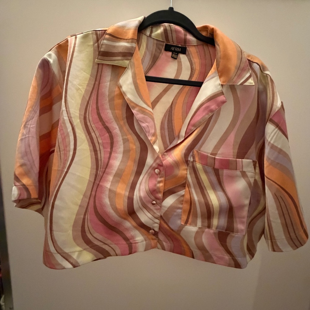 Cropped Dress Blouse